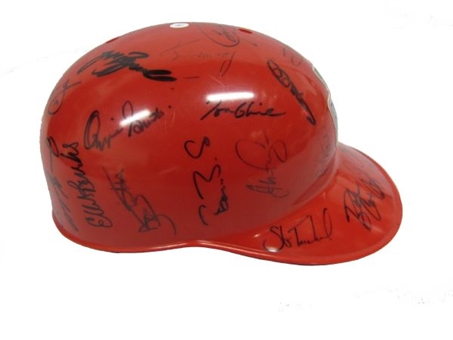 1996 All-Star Game Signed Batting Helmet (30 Signatures)
